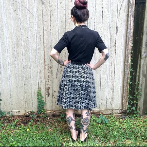 Vintage mid century retro dress - Picture 2 of 4